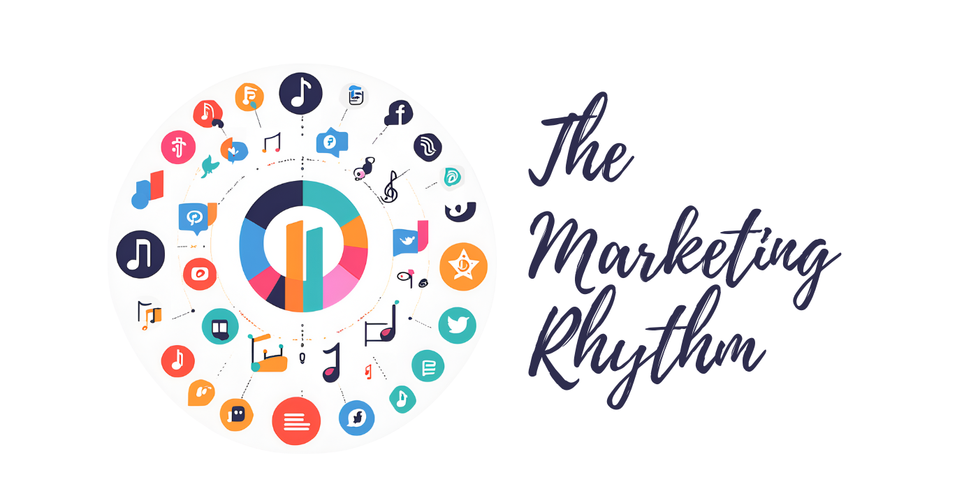 "Logo of 'The Marketing Rhythm' blog with a dynamic and engaging design, reflecting insights on marketing trends, strategies, and industry updates."
